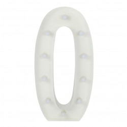 Number 0 Lighted Marquee