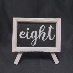 Chalkboard Table Number Piece