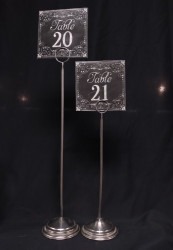 Tall Antique Table Number Holder
