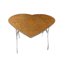 Heart Table Wooden