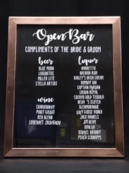 Open Bar Sign