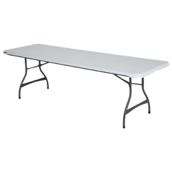 6 ft x 30 in Long Table White - Plastic