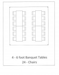 15x15 Tent w/ Seating Options