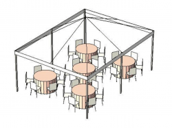 15x20 Tent w/ Seating Options