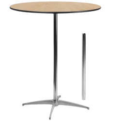 30 in Round Hi Top / Cocktail Table