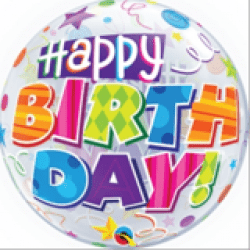 BUBBLE Birthday Party Patterns - 22 inch