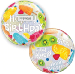 BUBBLES Happy Birthday Frozen Treats - 22 inch
