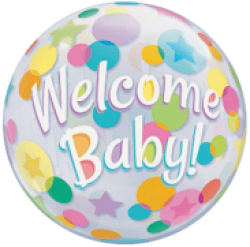 Welcome Baby Dots