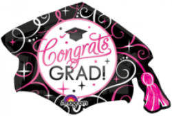 Sparkling GRAD Cap - 31 inch
