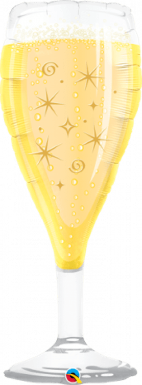 Bubbly Wine Glass - 39 inch