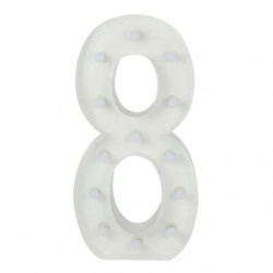 Number 8 Lighted Marquee Number 8 Lighted Marquee