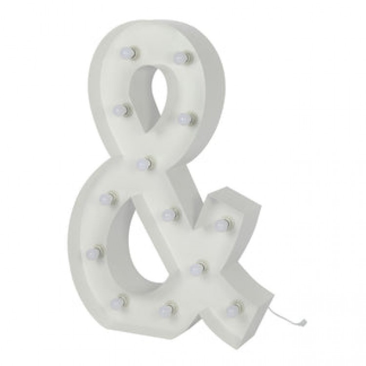 & Symbol Lighted Marquee & Symbol Lighted Marquee