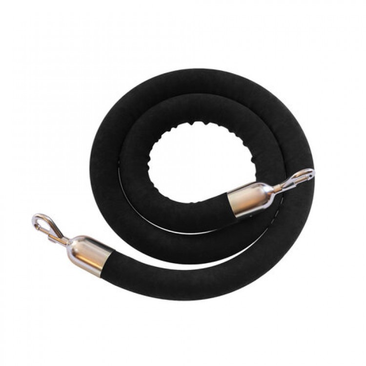6.5' Black Velvet Rope