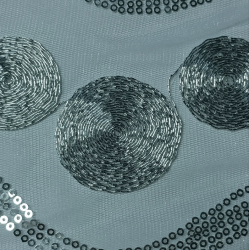 12 in x 108 in Runner Circle Wave Linen