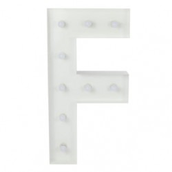 F Letter Lighted Marquee F Letter Lighted Marquee