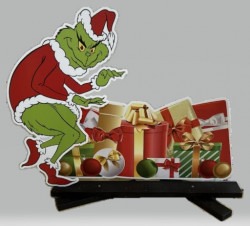 Grinch Cut-Out Character Props