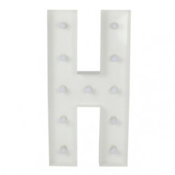 H Letter Lighted Marquee H Letter Lighted Marquee