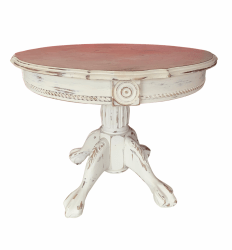 Antique Ivory End Table