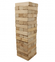 Wooden Block Stacking Game (Giant Jenga)