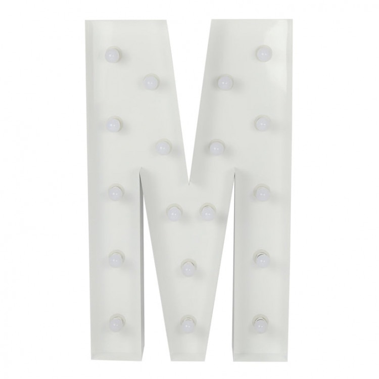 M Letter Lighted Marquee M Letter Lighted Marquee