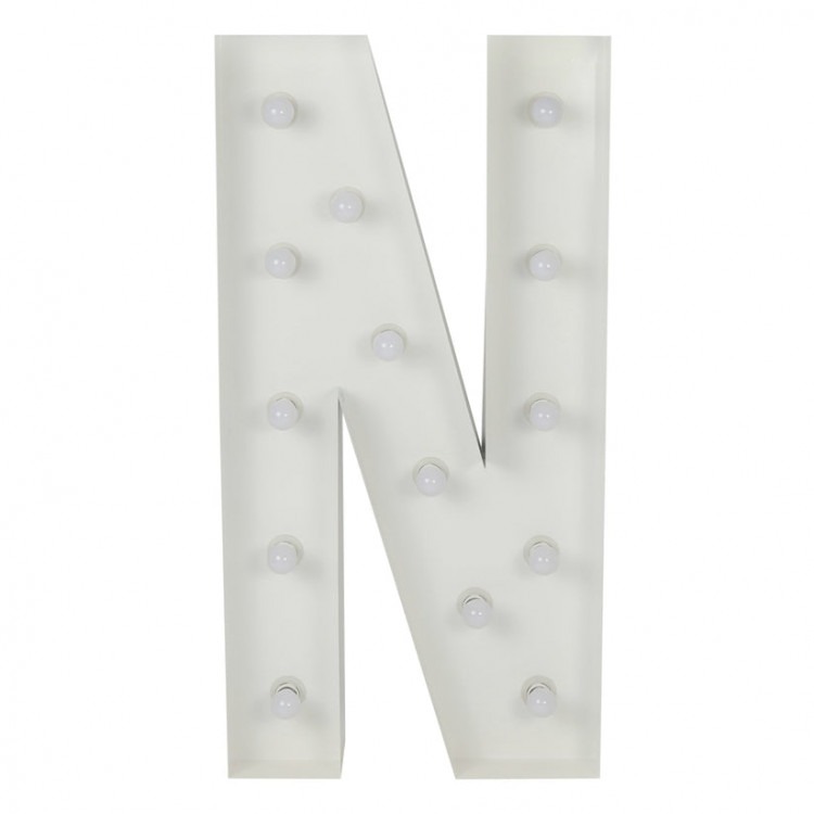 N Letter Lighted Marquee N Letter Lighted Marquee