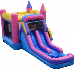 Pink20And20Purple20Double20Lane20Slide20And20Bounce20Combo 8 Pink And Purple Double Lane Slide & Bounce Combo