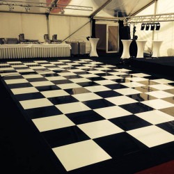 Black and White Dance Floors
