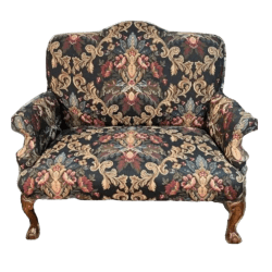 Antique Vintage Needlepoint Settee