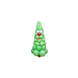 Funny Christmas Tree Balloon Sculpture