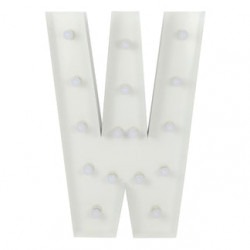 W Letter Lighted Marquee W Letter Lighted Marquee