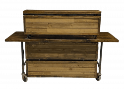 Manchester Bar (with 3 panels) - Wooden