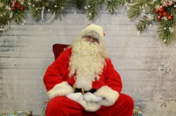 l santa steve with backdrop and chair 20191028160911 1667868970 Christmas Holly with White Wood Backdrop