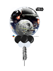 Balloon Party Pole - with one 16-22 Bubble Topper, Base #1