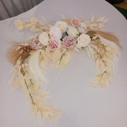 Large Floral Accent Swag