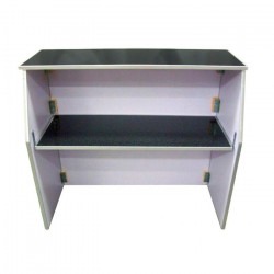 4 ft Portable Bar - Black