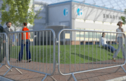 Event Fencing Barricade - 8 ft Sections