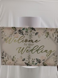 Welcome To Our Wedding Sign