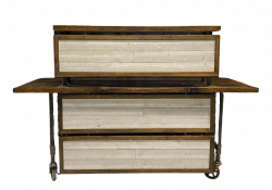 white20washed20bar20no20BG 1685555168 Manchester Bar (with 3 panels) - Wooden