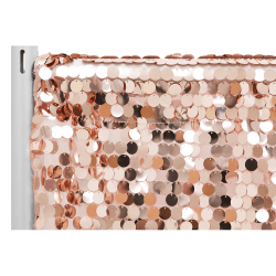 Sequin 10 ft Blush Curtain