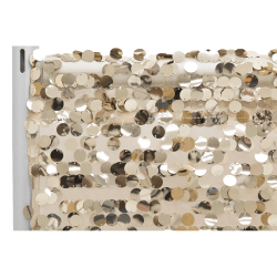 Sequin Large 10 ft Champagne Curtain