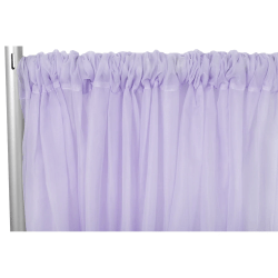 Sheer 12 ft Lavendar Curtain