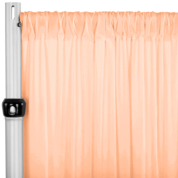 Standard 12 ft Peach Curtain