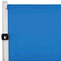 Spandex 4 way Stretch Drape Curtain 10ft H x 60 W Azure 1764070227 Standard 14 ft Azure Blue Curtain