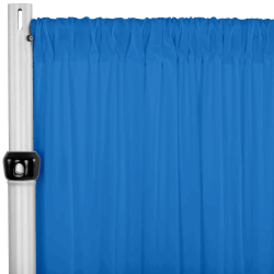 Standard 12 ft Azure Blue Curtain