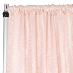Satin 12 ft Blush Curtain