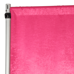 crinkle shimmer drape backdrop panel fuchsia1 c73bde20 7e28 4429 a 3 Satin 12 ft Fuchsia Curtain