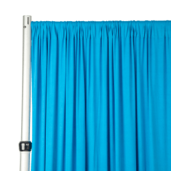 Standard 14 ft Aqua Blue Curtain