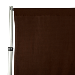 spandex stretch backdrop drape curtain chocolate2 4d0924d2 7d36 49 5 Standard 14 ft Chocolate Brown Curtain