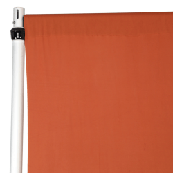 spandex stretch drape curtain rust 1764072626 Standard 14 ft Rust Curtain