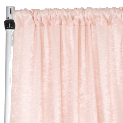 Satin 10 ft Blush Curtain